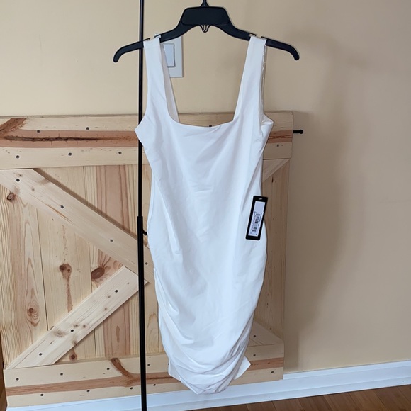 **Last One Medium** LOW BACK RUCHED MINI DRESS - Picture 6 of 10